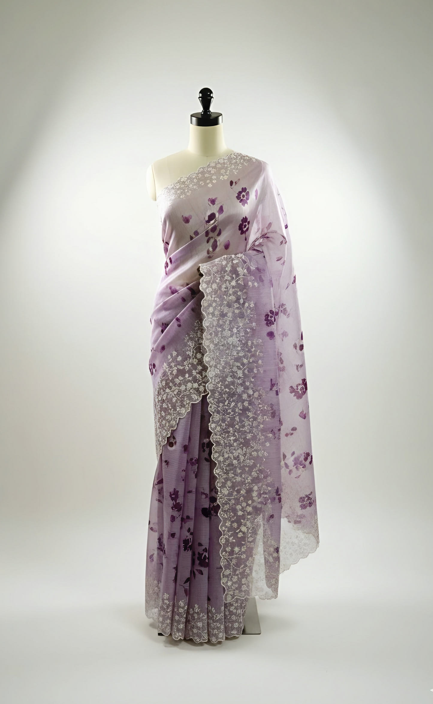 Sheer Blossom Kota Saree WA022