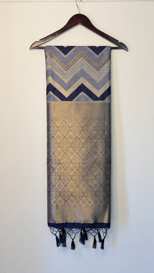 Blue Wave Rankat Silks WA013