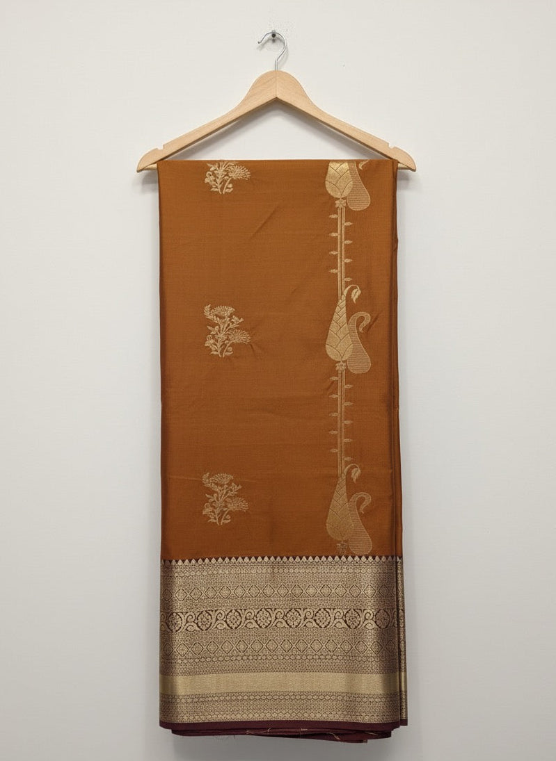 Regal Rust Semi Kanchi Pattu WA015